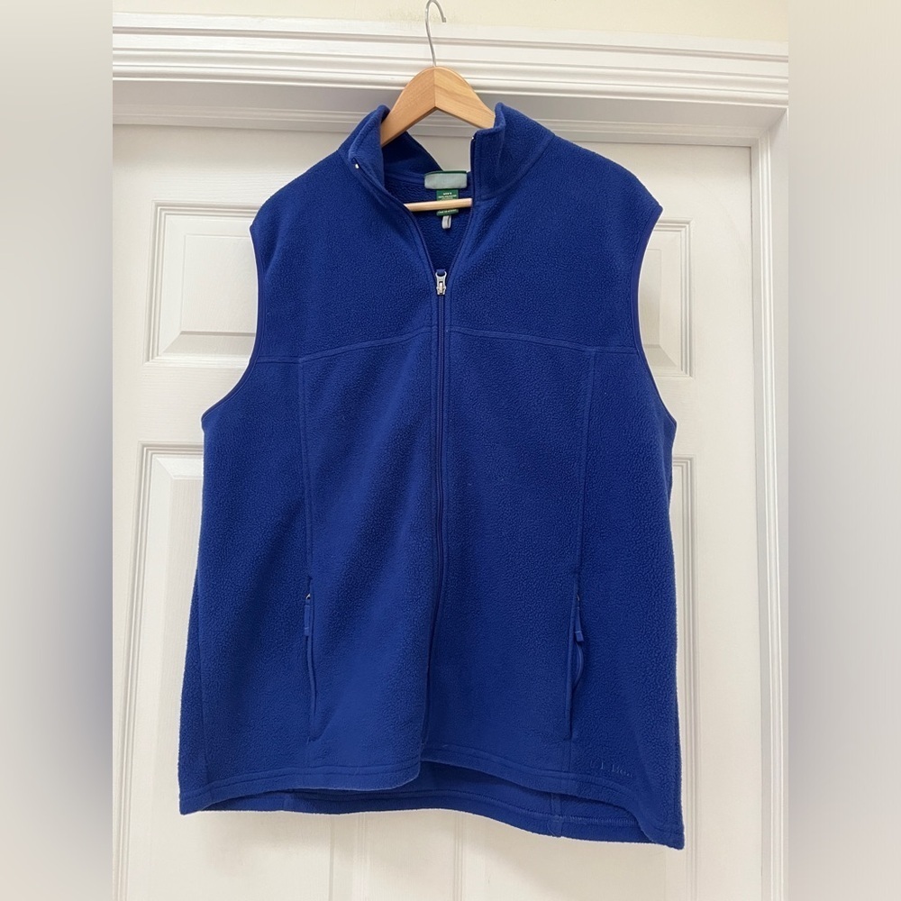 LL Bean polartec fleece men’s vest size X-Large Tall